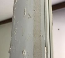 Bai porte fenêtre vue facade l'extérieure