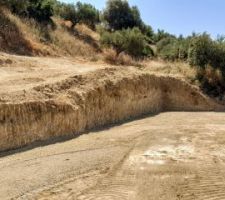 Décapage du terrain