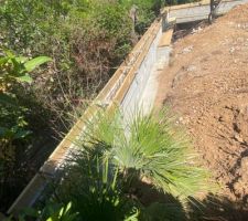 Coffrage béton murs limites de propriété