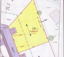 Disposition du terrain