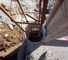 Liaison ferraille   poteau   etais