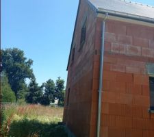 Vue de derrière la maison nous avons peu de terrain 3m de large