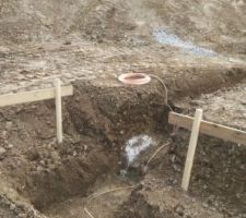 Creusement des tranch&eacute;es