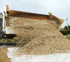 Cr&eacute;ation d'une plateforme en concass&eacute;s