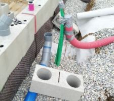 Pose des r&eacute;seaux &agrave; l'int&eacute;rieur