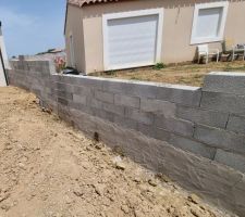 Mur en cours