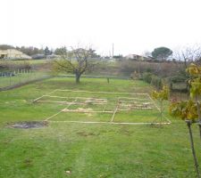 Terrain avec mise en situation de la maison