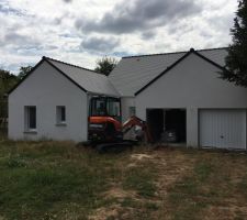 Et enfin..... le terrassement