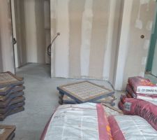 Carrelage arriv&eacute;