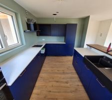 Plan de travail en Dekton posé...