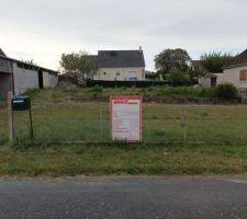 Notre terrain avant les travaux