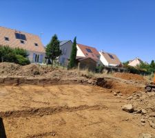 Début du terrassement