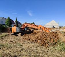 Terrassement en cours