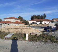 En attente de couler la dalle.