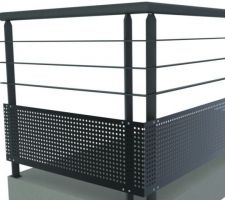 Vue détails garde corps