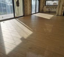 Carrelage imitation parquet