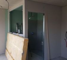 Murs de la salle de bain extension