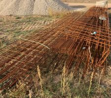 Le ferraillage est arrivé aujoud'hui (06/09/2022)