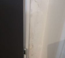 Humidité cloison bureau... D autres traces dans 2 autres chambres egalement