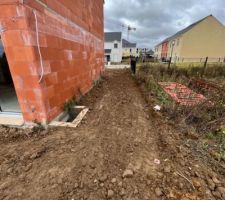 Raccordement et nivellement du terrain