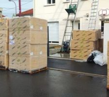 Modification de la charpente industrielle en combles aménagés - Megacombles structure métallique - Isolation en fibre de bois