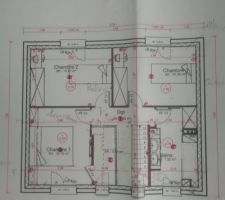 Modification du plan de l'étage.. accessibilité des combles