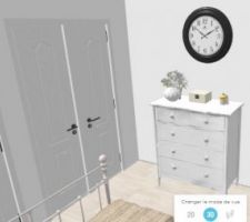 Chambre parents 3D réalisée sur HomeByMe