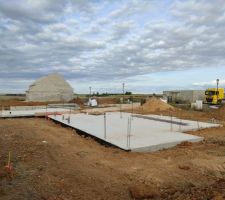 Rebouchage contour des fondations