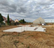 Rebouchage contour des fondations