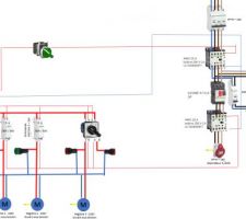 Plan d'installation relais pilotage aspi / comppresseur