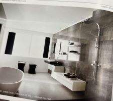 Modèle faïence et carrelage choisi pour sdb enfants. Porcelanosa