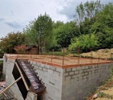 Dalle rdc et escaliers