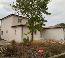 Façade après enduit
