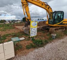 Terrassement en cours