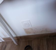 Humidité arrivée ds chambre