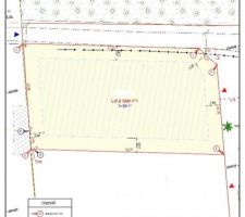 Plan de situation du terrain
