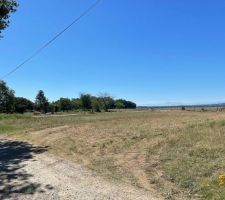 Le terrain c&ocirc;t&eacute; nord