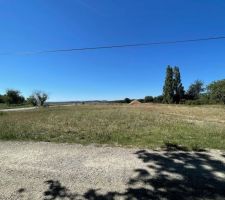 Le terrain c&ocirc;t&eacute; nord