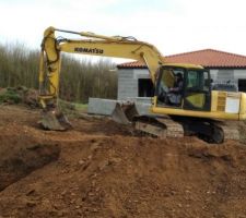 D&eacute;but du terrassement