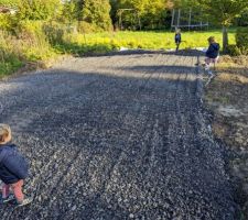 Piste d'accès réalisée