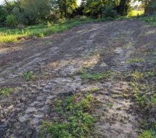 Piste d'accès réalisée