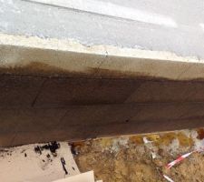 Goudronnage des parpaing du vide sanitaire