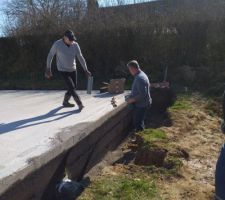 Pose des gouttières