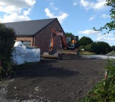 Acc&egrave;s chantier et carport