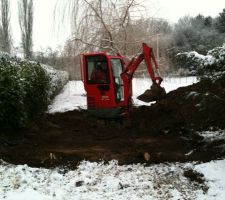 Mon terrassier dans ses oeuvres, l'accès chantier