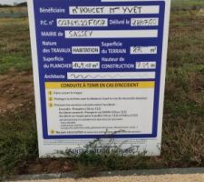 Affichage du permis de construire