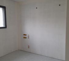 Ratissage murs et plafond fini