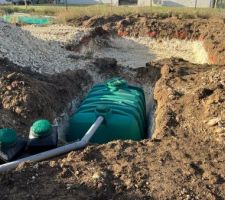 Fosse septique individuelle avec zone épandage 25m2