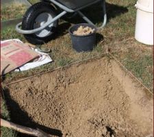 Trou pour 2ème lagerstroemia, car il sera d'un beau rouge difficile à trouver