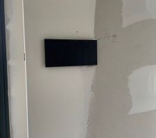 Plaque de finition point lumineux extérieur et en intérieur pour se donner une idée du rendu final